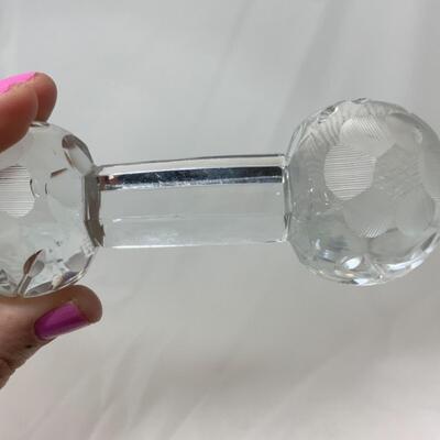 [261] VINTAGE | Cut Glass Master Knife Rest  