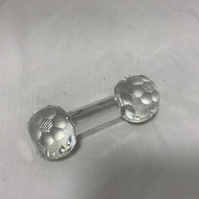 [261] VINTAGE | Cut Glass Master Knife Rest  