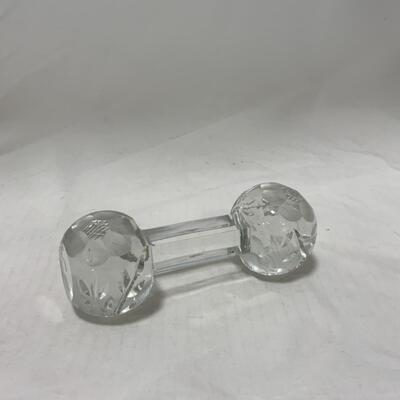 [261] VINTAGE | Cut Glass Master Knife Rest  