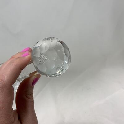 [261] VINTAGE | Cut Glass Master Knife Rest  