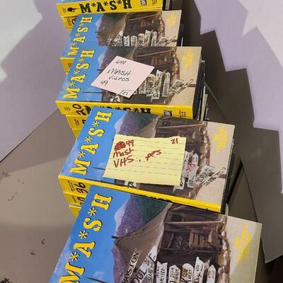 Set of 49 M.A.S.H VHS Collection  -Item# 644
