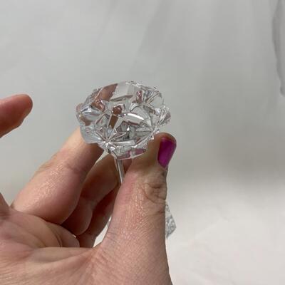 [263] VINTAGE | Two Crystal Knife Rests