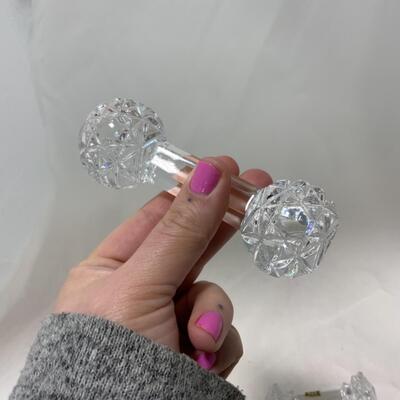 [263] VINTAGE | Two Crystal Knife Rests