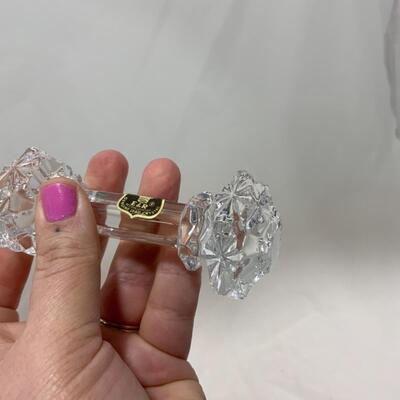 [263] VINTAGE | Two Crystal Knife Rests