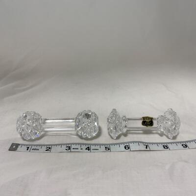 [263] VINTAGE | Two Crystal Knife Rests