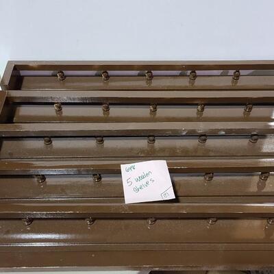 5 Wooden Shelves -Item# 648