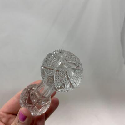 [266] VINTAGE | Two Matching Cut Glass Knife Rests