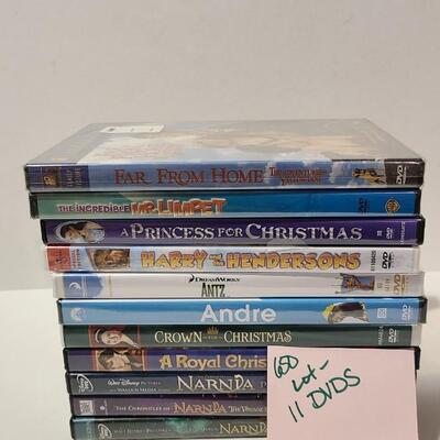  11 Assorted DVDs -Item# 650