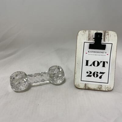 [267] VINTAGE | Elegant Faceted Bar Master Knife Rest