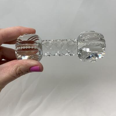 [267] VINTAGE | Elegant Faceted Bar Master Knife Rest