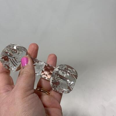 [267] VINTAGE | Elegant Faceted Bar Master Knife Rest