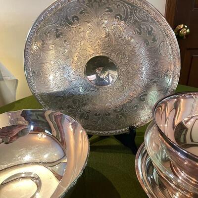 Lot 290  Group Silver Plate 
