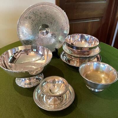 Lot 290  Group Silver Plate 
