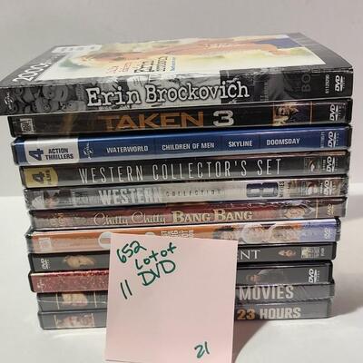 11 Assorted DVDs -Item# 652
