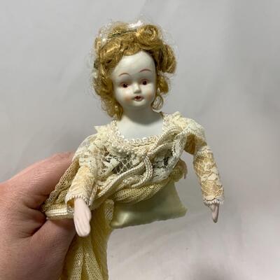 [269] Modern Ceramic Doll Sachet | Vintage Candle-Climber Fairy