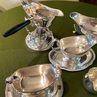 Lot 292 Silver-plate Sauce Gravy