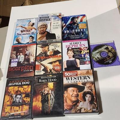 11 Assorted DVDs -Item# 655