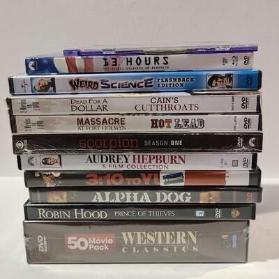 11 Assorted DVDs -Item# 655