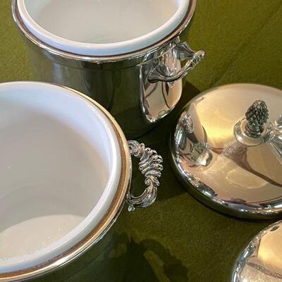 Lot 293 Silver Plate Champagne & Ice Buckets