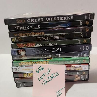11 Assorted DVDs -Item# 656