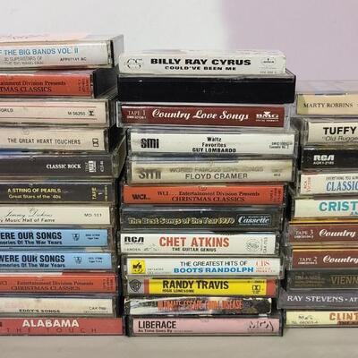 34 Cassette Tapes -Item# 657