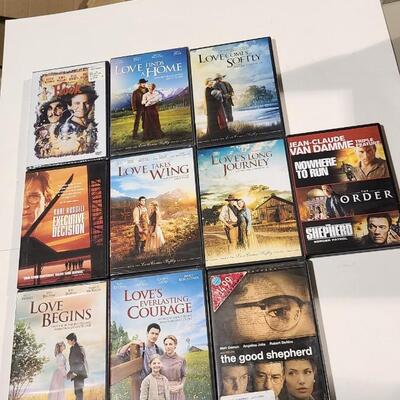 10 Assorted DVDs -Item# 659