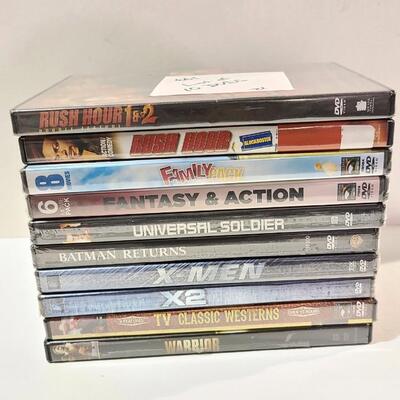 10 Assorted DVDs -Item# 661