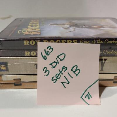 3 DVD Movie Collections  -Item# 663