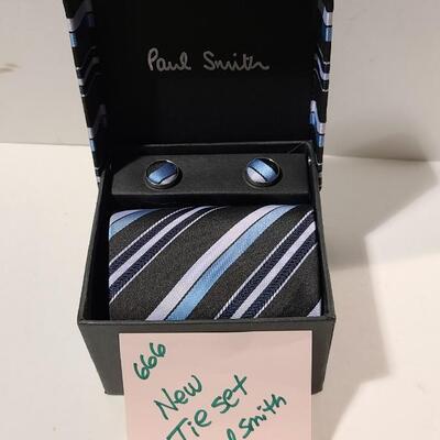 Paul Smith Tie+Cuff Links -Item# 666