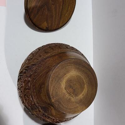 2 Wooden Bowls -Item# 678
