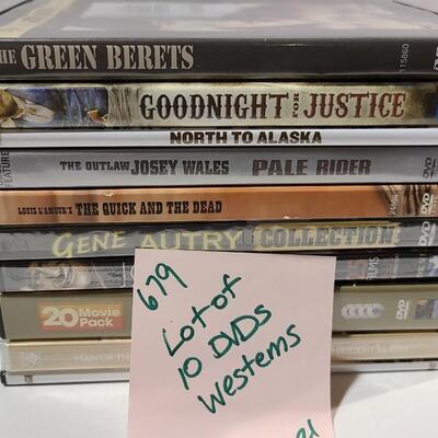 10 Western DVDs -Item# 679