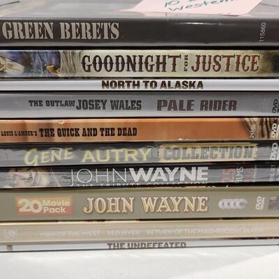 10 Western DVDs -Item# 679