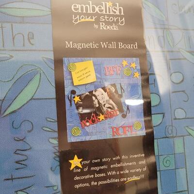 Lot 297: New Sealed DEMDACO EMBELLISH by ROEDA Magnetic Wall Board 16" 