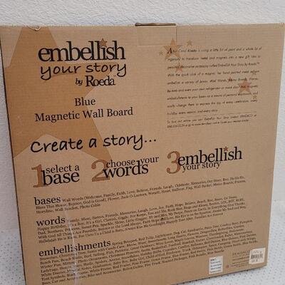 Lot 297: New Sealed DEMDACO EMBELLISH by ROEDA Magnetic Wall Board 16" 