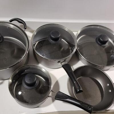 9 Piece Pots+Lids -Item# 683
