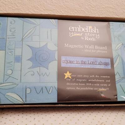 Lot 298: New Sealed Embellish by ROEDA Magnetic Wall Board 6" x 28" 