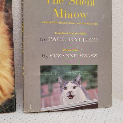 Lot 299: (3) Assorted Cat Hardback Books 