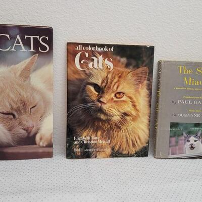 Lot 299: (3) Assorted Cat Hardback Books 