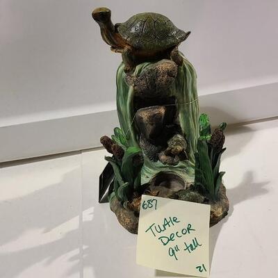 Turtle Decor Statue -Item# 687