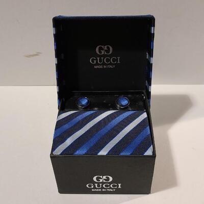 Gucci Tie+Cuff Links -Item# 668