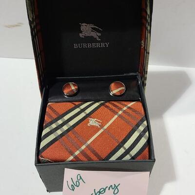 Burberry Tie+Cuff Links -Item# 669