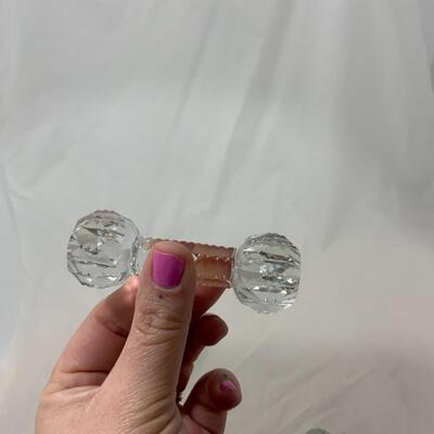 [274] VINTAGE | Three Crystal Knife Rests