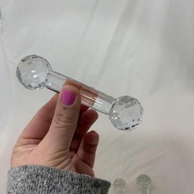 [274] VINTAGE | Three Crystal Knife Rests
