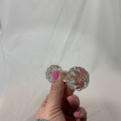 [274] VINTAGE | Three Crystal Knife Rests
