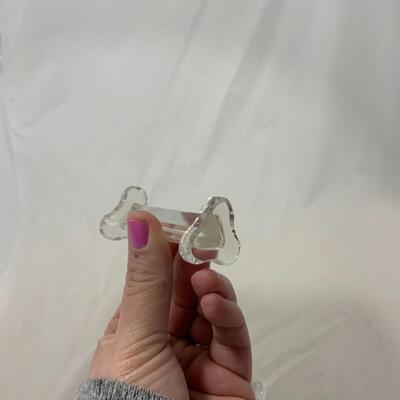 [275] VINTAGE | Two Crystal Knife Rests