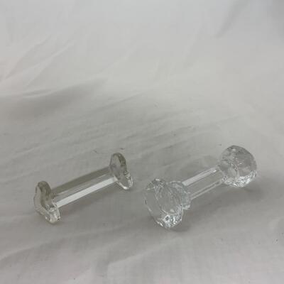 [275] VINTAGE | Two Crystal Knife Rests