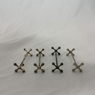 [276] VINTAGE | Four Silver Plate Knife Rests 