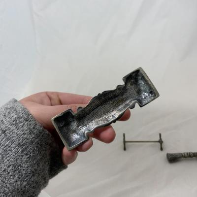 [278] VINTAGE | Three Pewter/Silver Plate Knife Rests | UNIQUE