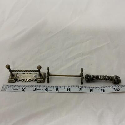 [278] VINTAGE | Three Pewter/Silver Plate Knife Rests | UNIQUE