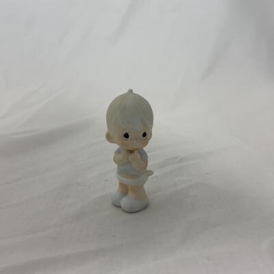 [281] Two Precious Moments Figures | Lovely | Music Box